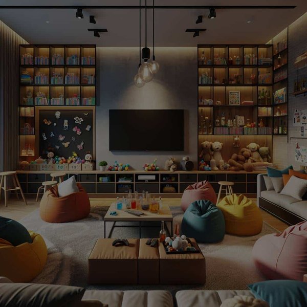 How Can You Design a Kid-Friendly Family Room That Also Serves as a Stylish Entertainment Space for Adults?